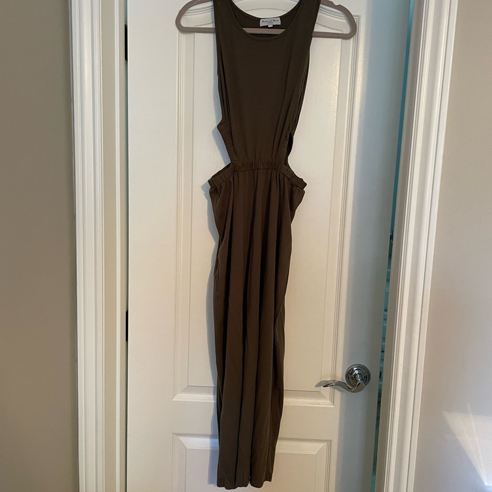 Michael Stars Cutout midi dress